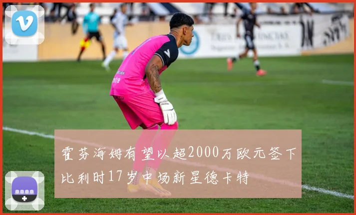 霍芬海姆有望以超2000万欧元签下比利时17岁中场新星德卡特